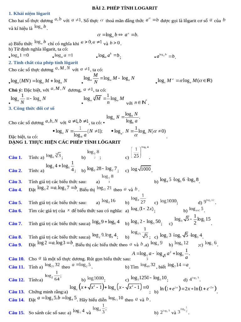 Logar It | PDF
