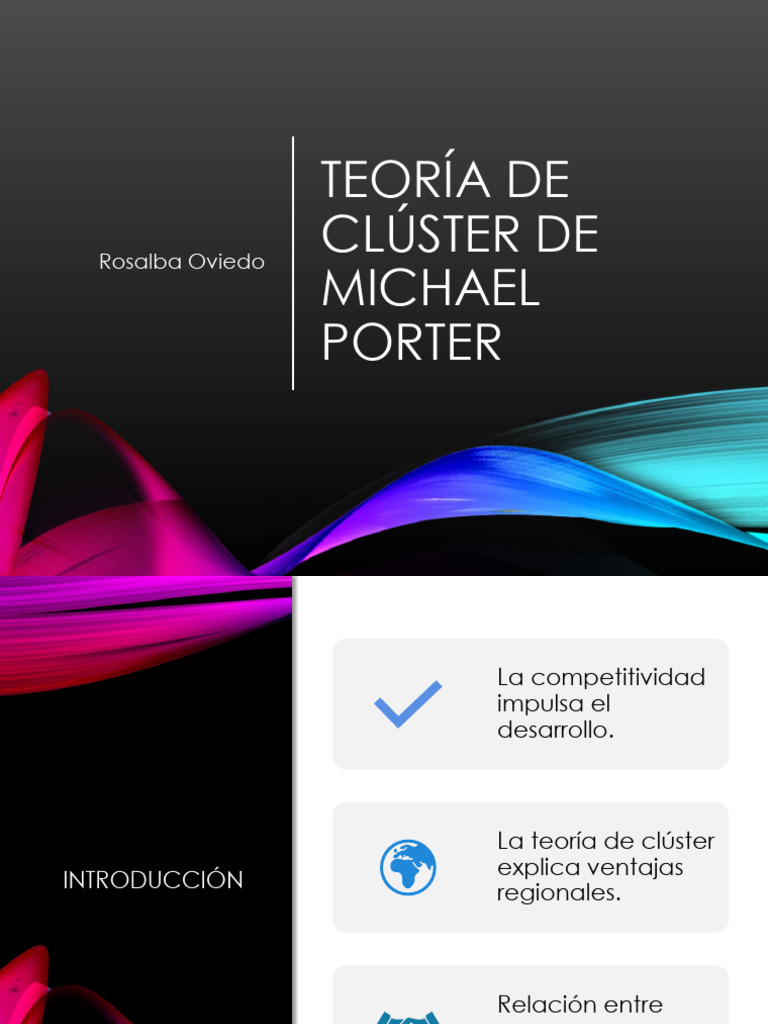 Teoria Cluster Michael Porter | PDF | Sector privado | Business
