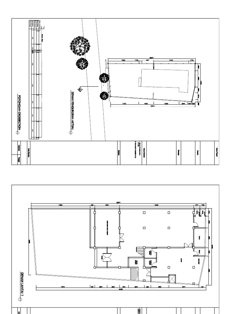 Preview DWG Rencana Resto Blora | PDF