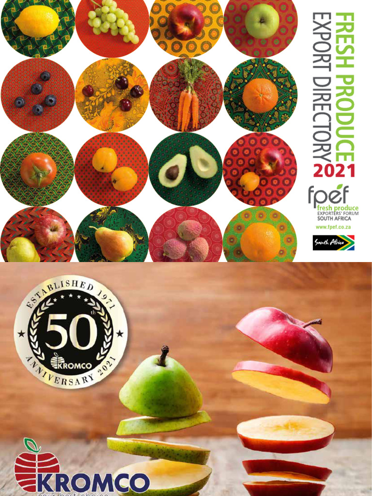 FPEF Export Directory 2021 Wak$$$$$ | PDF | South Africa | Fruit