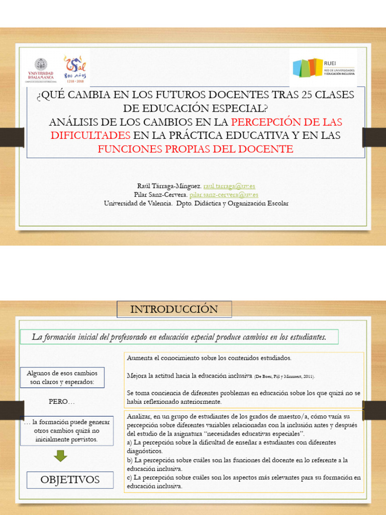 ¿Qué Cambia en Los Futuros Docentes Tras 25 Clases de Educación ...