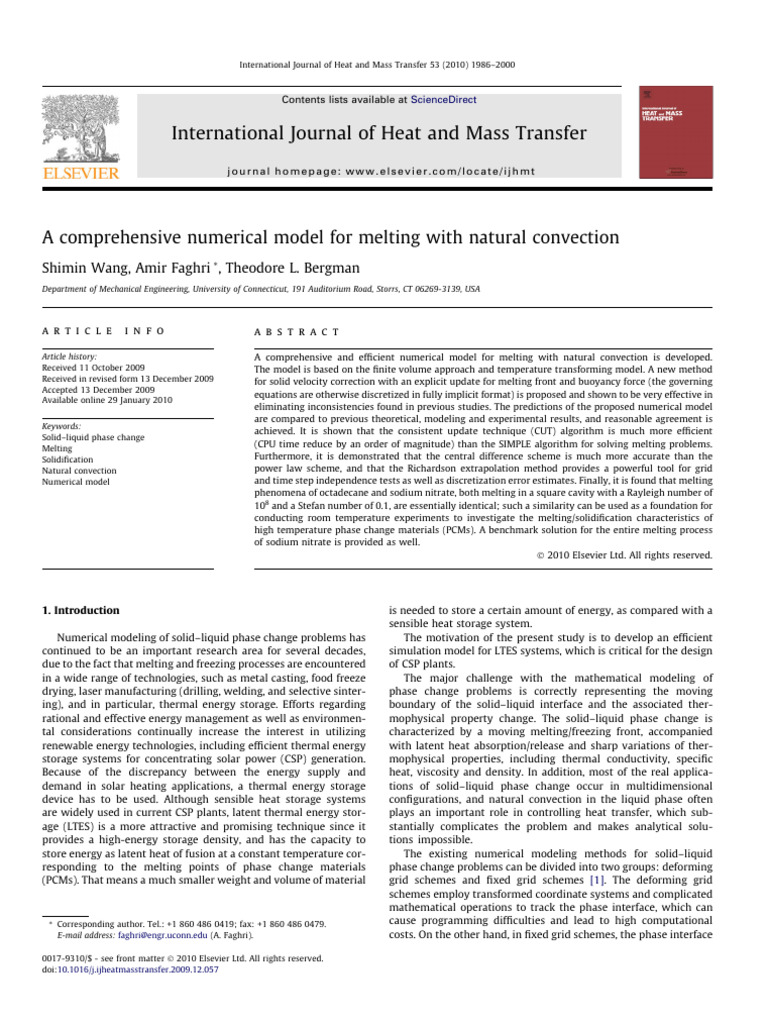 J Ijheatmasstransfer 2009 12 057 | PDF | Heat | Liquids