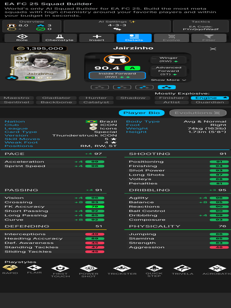 EA FC 25 Squad Builder - EasySBC 3 | PDF | Sport Variants | Athletic Sports