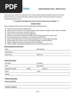 Hampshire Adult ADHD Referral Form | PDF | Attention Deficit ...