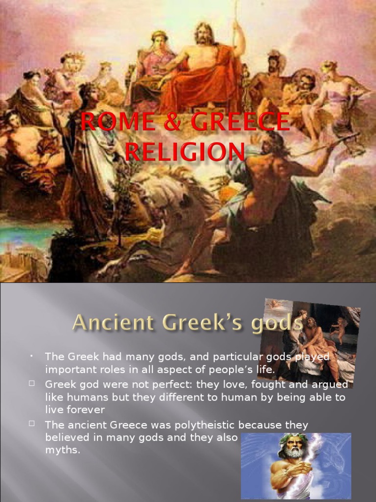 Ancient Greek and Roman Religion | PDF | Greek Mythology | Sacrifice