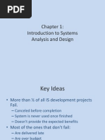 Introduction To Systems Analysis and Design