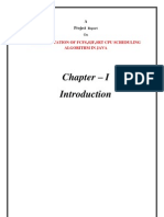 Chapter - I: Implementation of Fcfs SJF SRT Cpu Scheduling Algorithm in Java