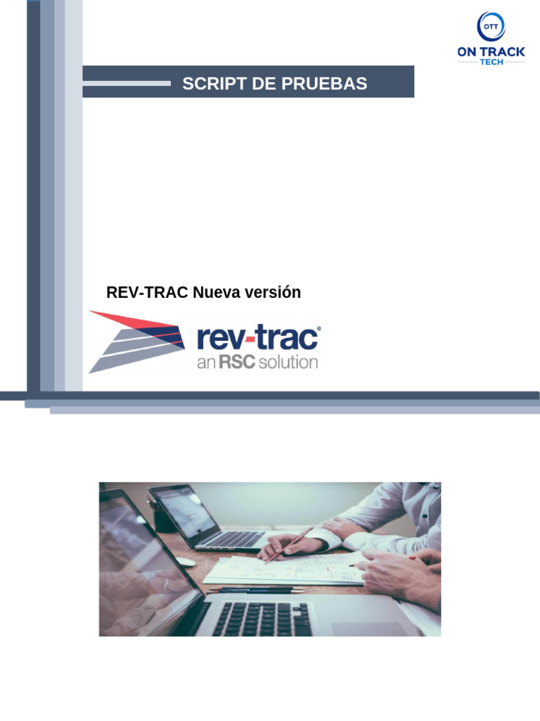 Rev-Trac Script (Escenario 1) | PDF