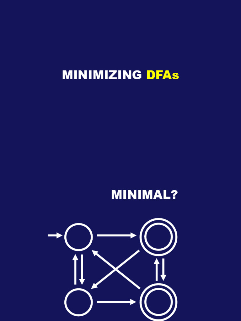 7 Minimization of DFA Ver2 | PDF | Mathematical Logic | Algorithms