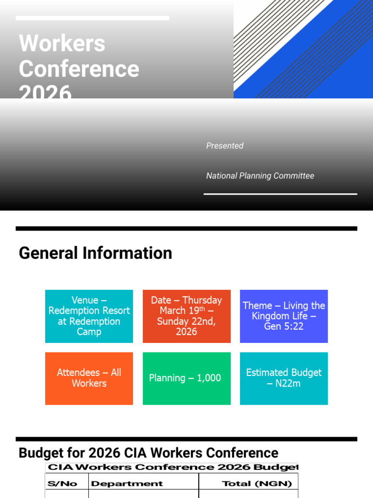 Workers Conference 2026 | PDF