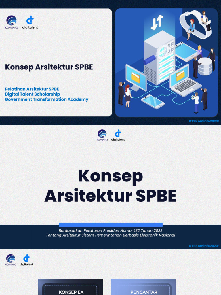 2 - Konsep Arsitektur SPBE | PDF