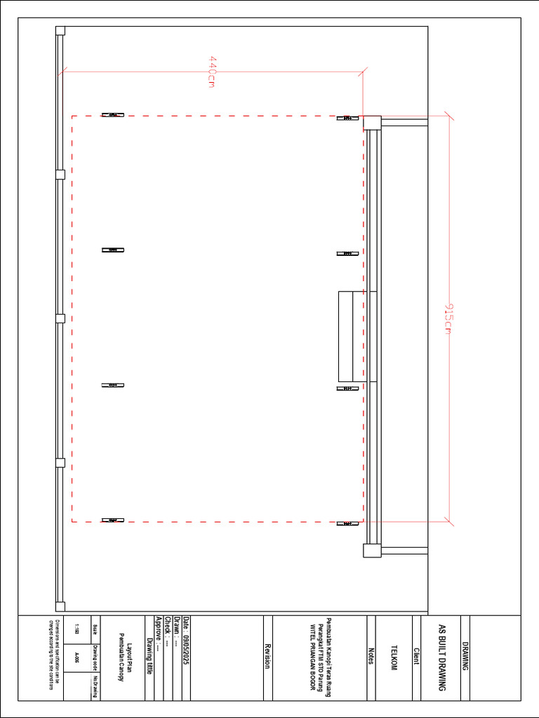 Asbuilt Drawing STO Parung | PDF