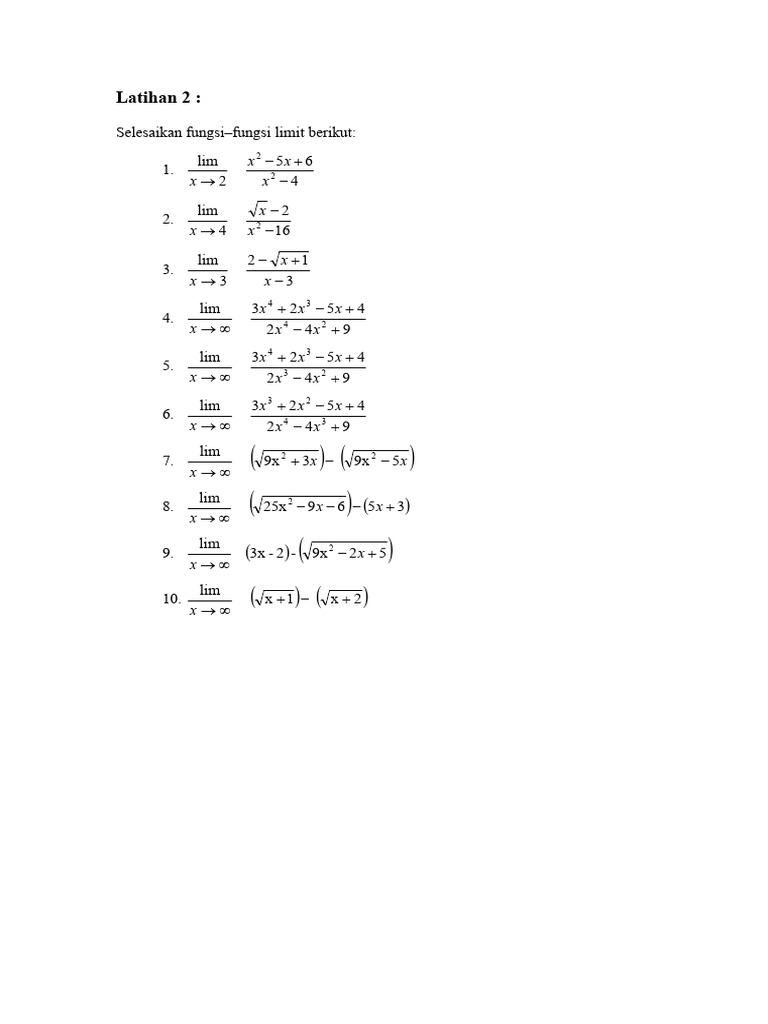 Latihan 2 | PDF