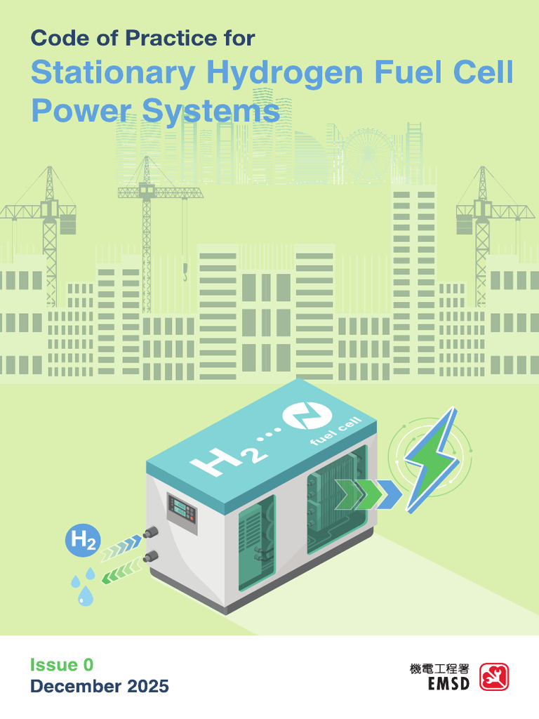 Code of Practice For Stationary Hydrogen Fuel Cell Power Systems | PDF ...