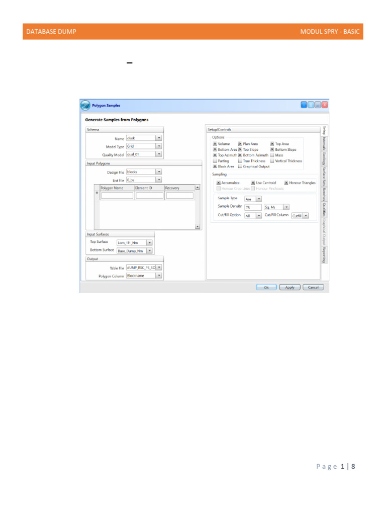 SPRY Basic Modul 3 - Database Dump | PDF
