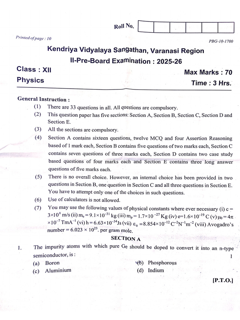 Phy PB2 | PDF