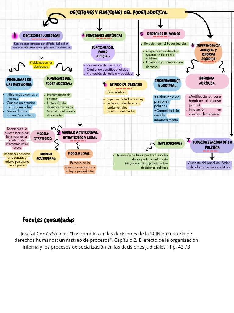 Decisiones y Funciones Del Poder Judicial | PDF | Judicaturas | Juez