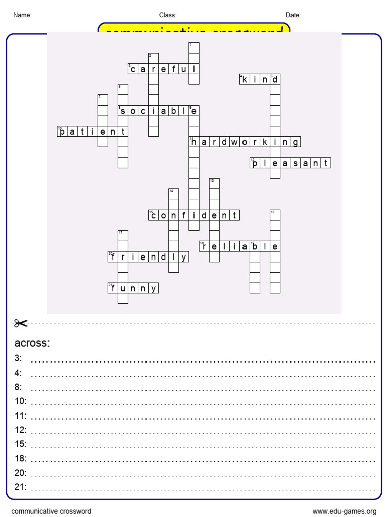 Crossword | PDF