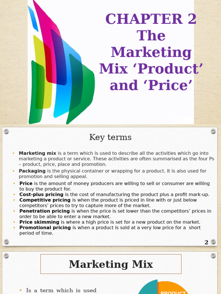 2 Marketing Mix - Price Product | PDF | Pricing | Marketing