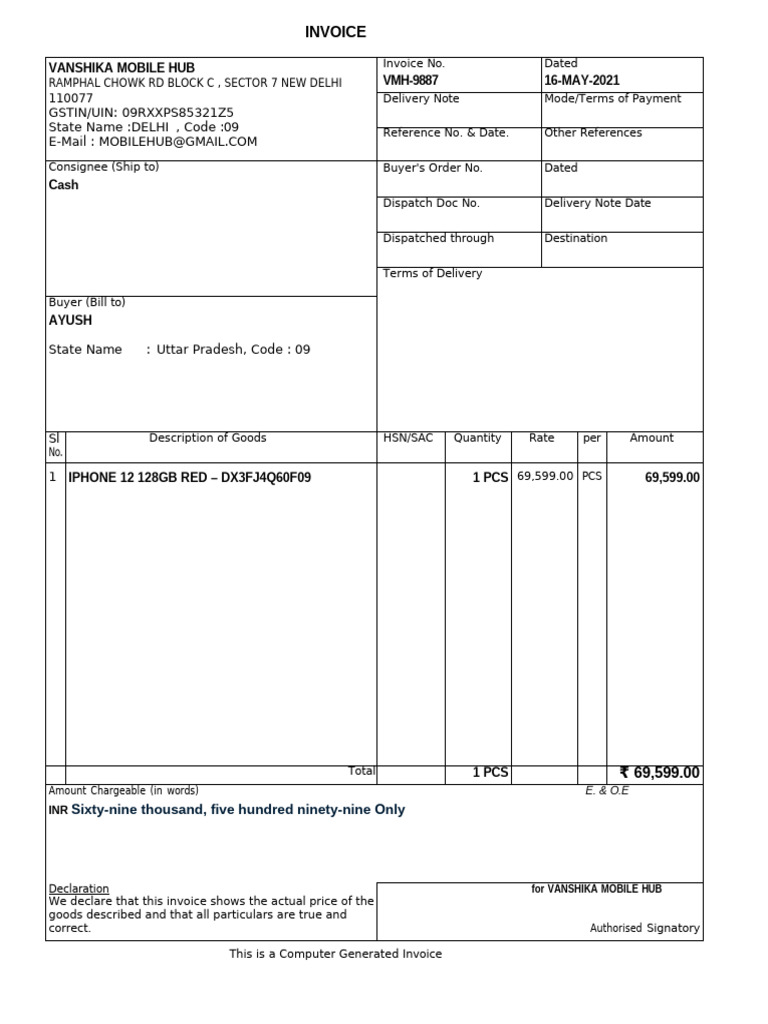 Bill | PDF