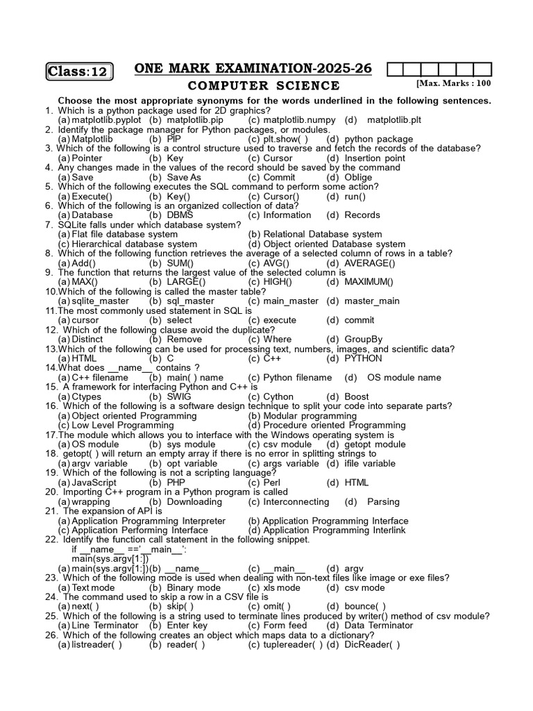 12 Com - Sci EM | PDF