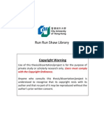 Run Run Shaw Library: Users Must Comply