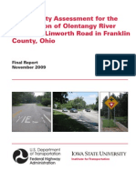 Road Safety Assessment For The Intersection of Olentangy River Road and Linworth Road in Franklin County, Ohio