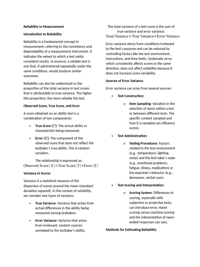 Chapter5 Reviewer Assessment | PDF | Variance | Multivariate Statistics