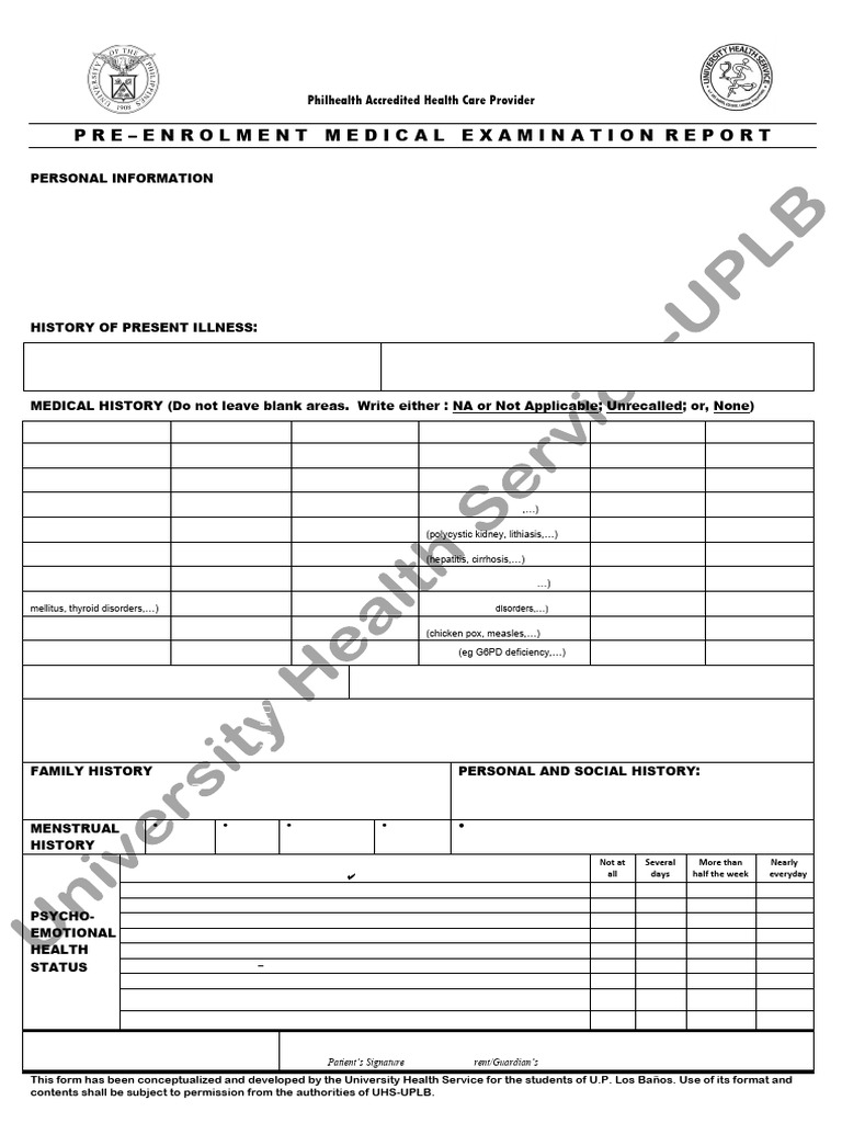 (3a) UHS PPE Report Form, Lab & Xray Forms, Patient Profile Sheet ...