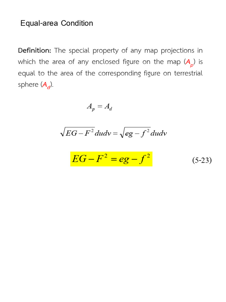 L09 Theory of Map Projection 3-15240-16418686667923 | PDF
