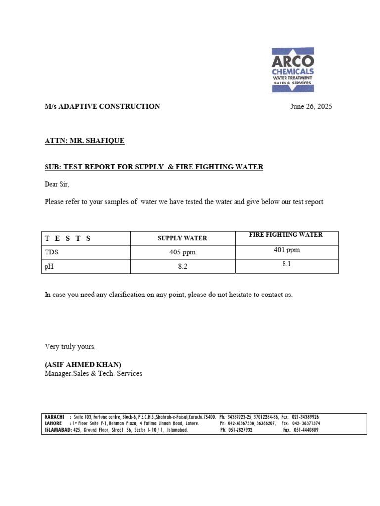 13 Floor Test Report | PDF