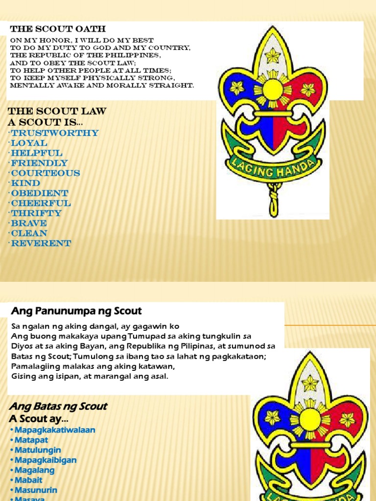 Scout Oath and Law | PDF