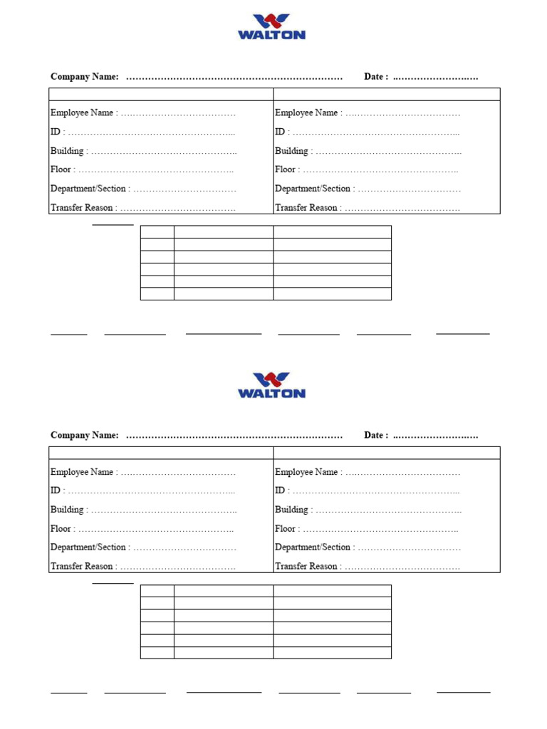 Fixed Asset Transfer Form (2022) | PDF