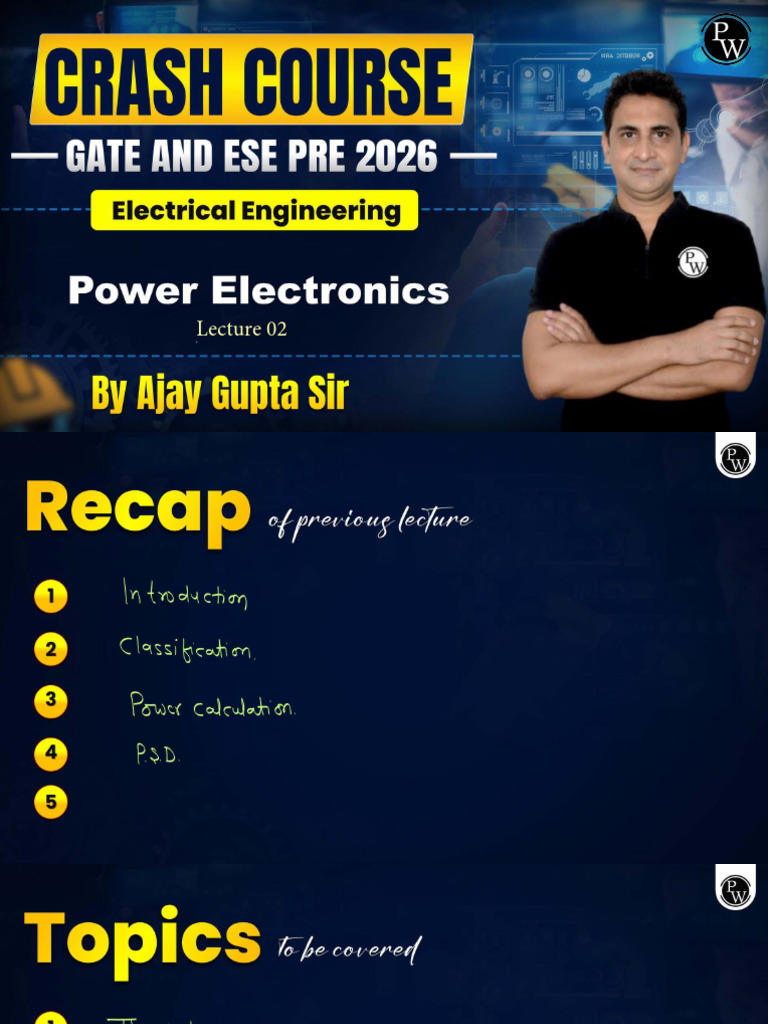 Power Electronics 02 - Class Notes | PDF