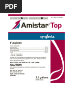 Amistar Top Approved Label | PDF | Surface Runoff | Citrus