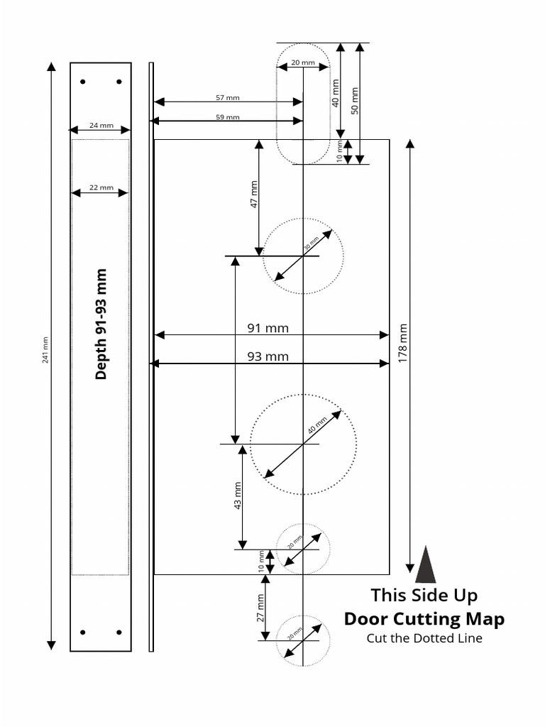 Door Cutting Map | PDF