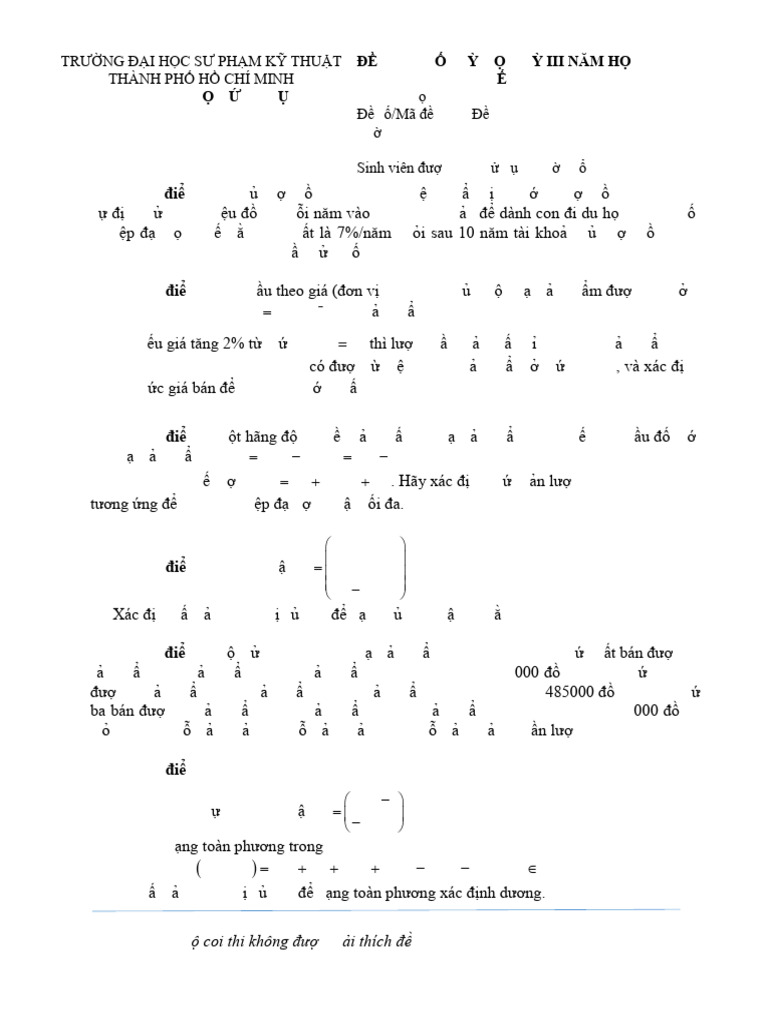 Toán Kt1 CLC | PDF