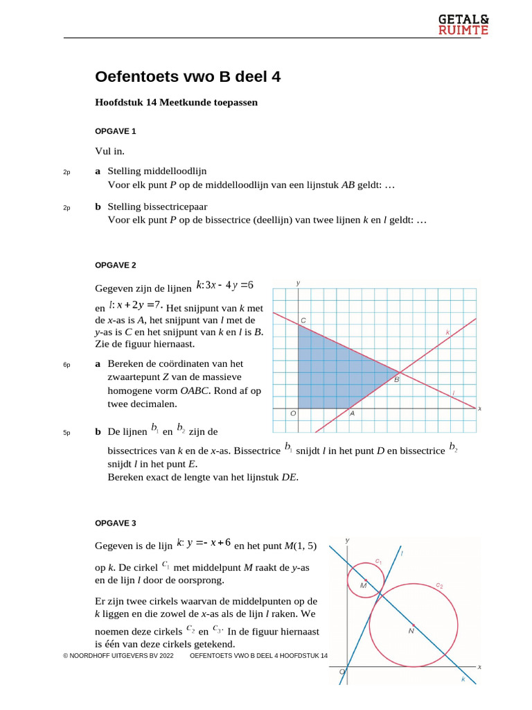 GR12 VB4 H14 Oefentoets | PDF