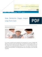 How Dementia Stages Impact Nursing in Long Term Care: Authored By: Barbie Moore, RN