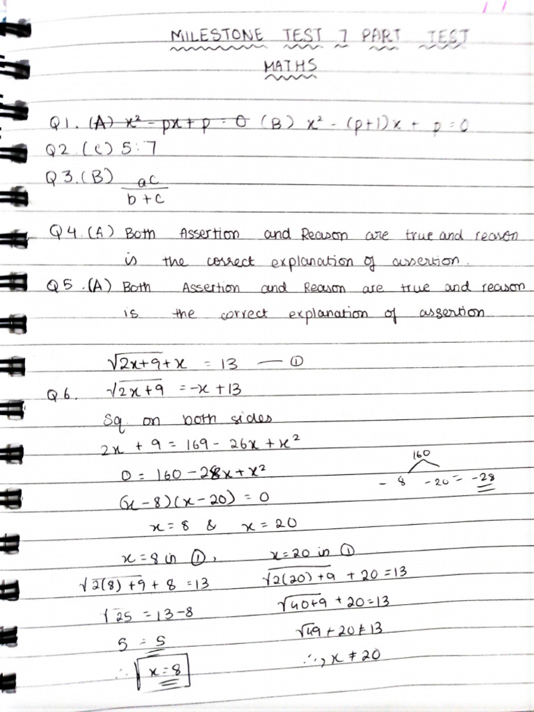 Mil.7.math Answes | PDF