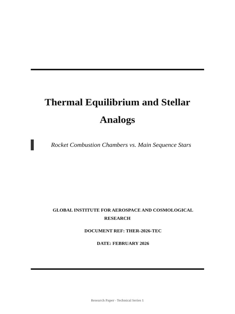 Thermal Equilibrium in Stellar Engines | PDF | Atmospheric Entry | Rocket