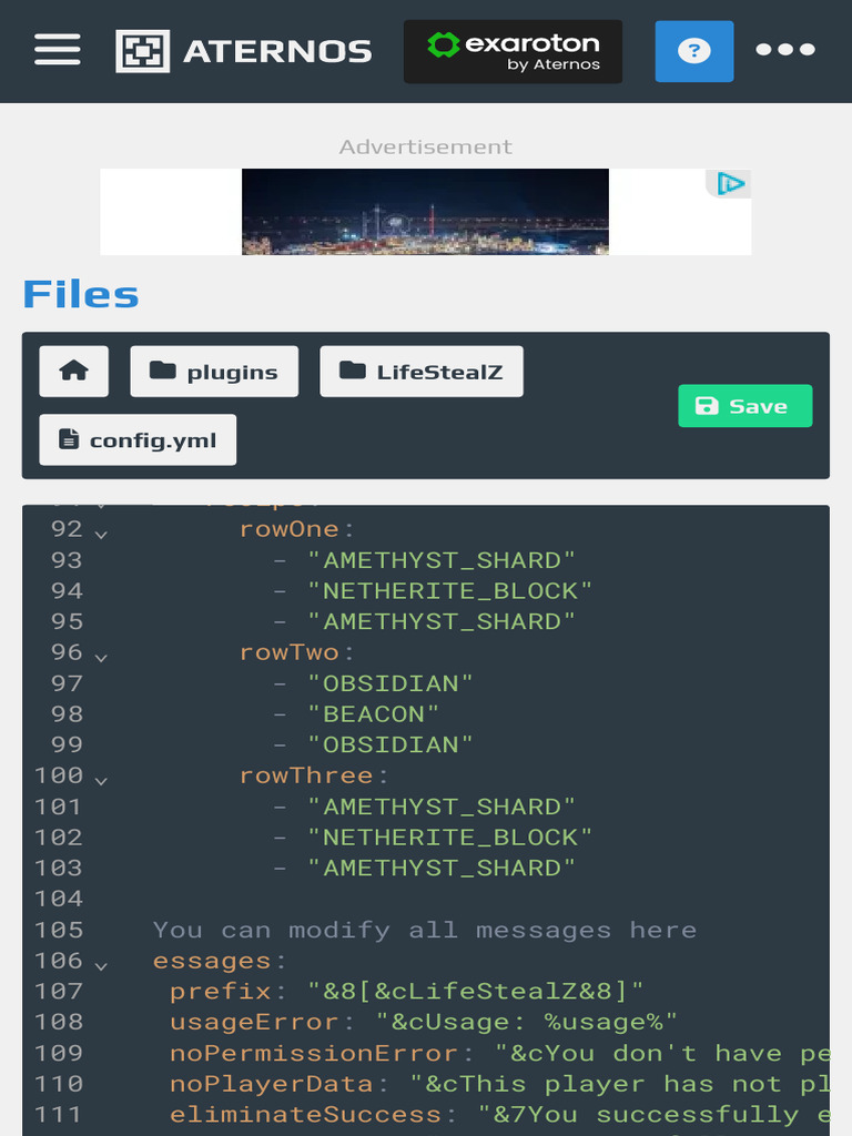 Files Aternos Free Minecraft Server | PDF