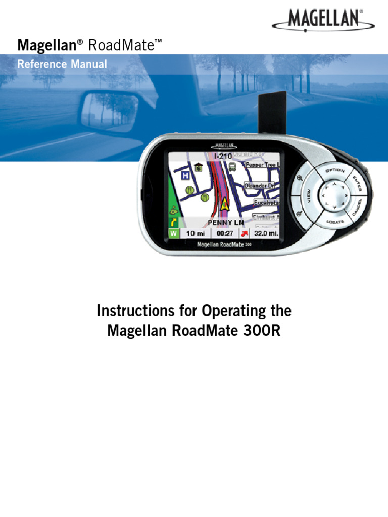 Roadmate 300r en | PDF | Navigation