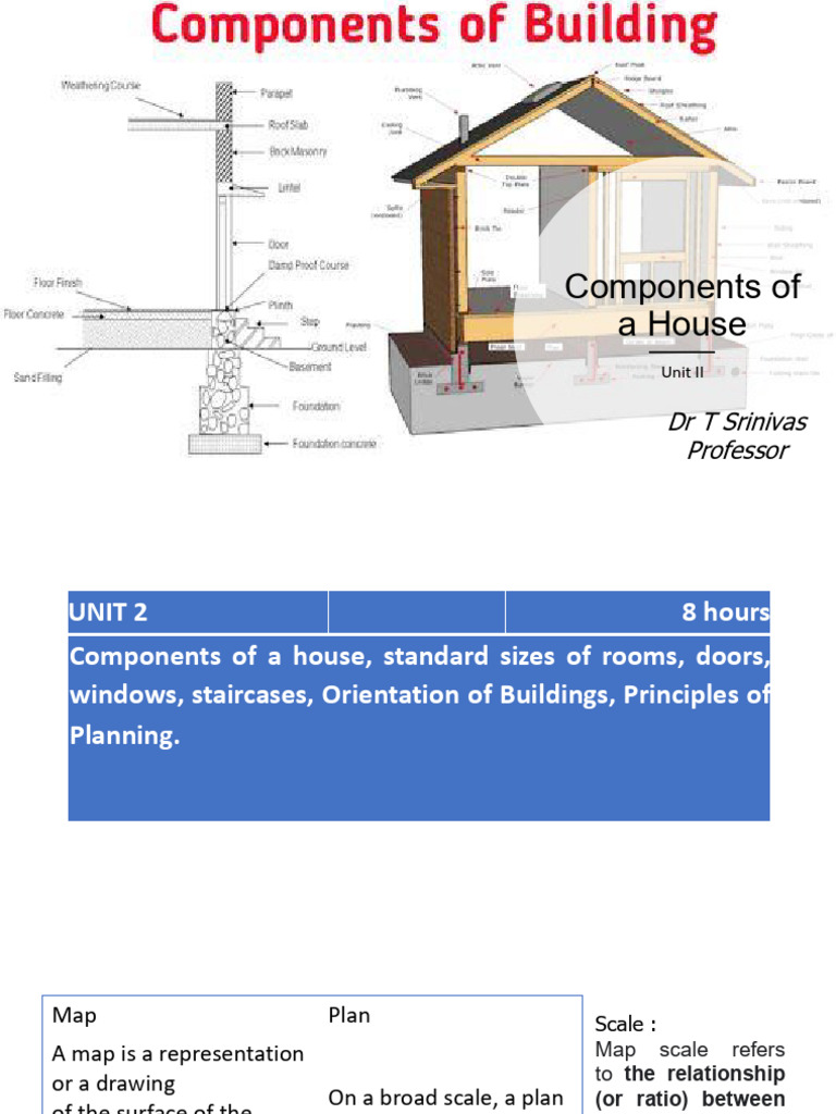 BPV Unit - 2 - Components of House | PDF | Stairs | Foundation ...