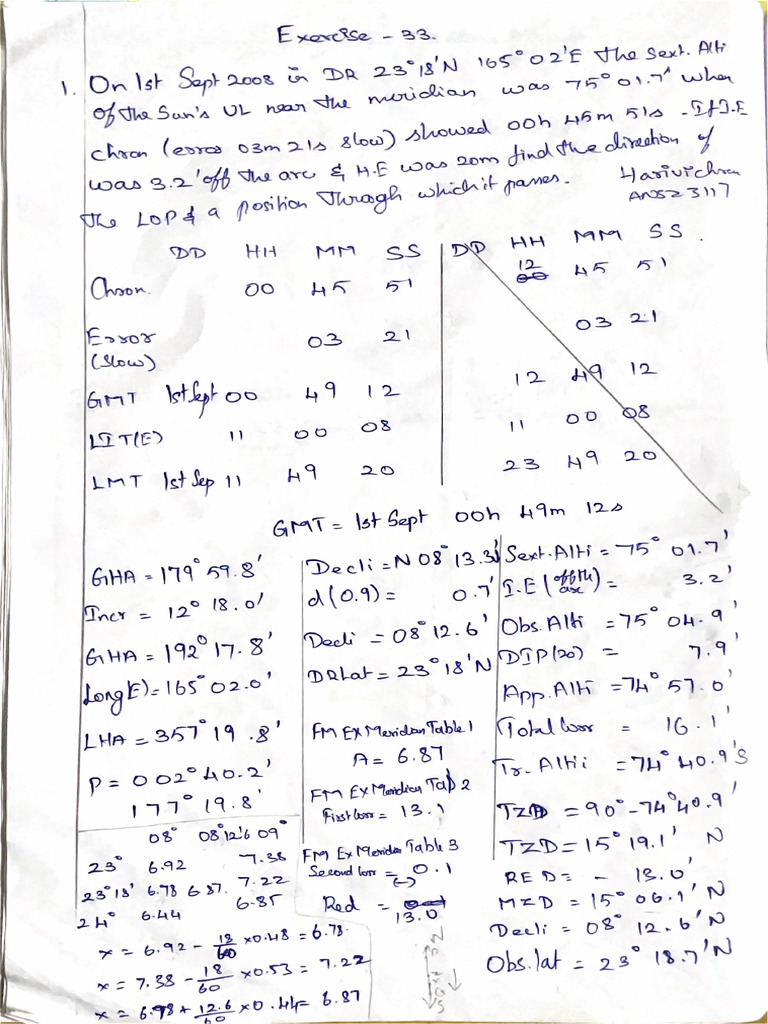 Exercise 33 Navigation | PDF