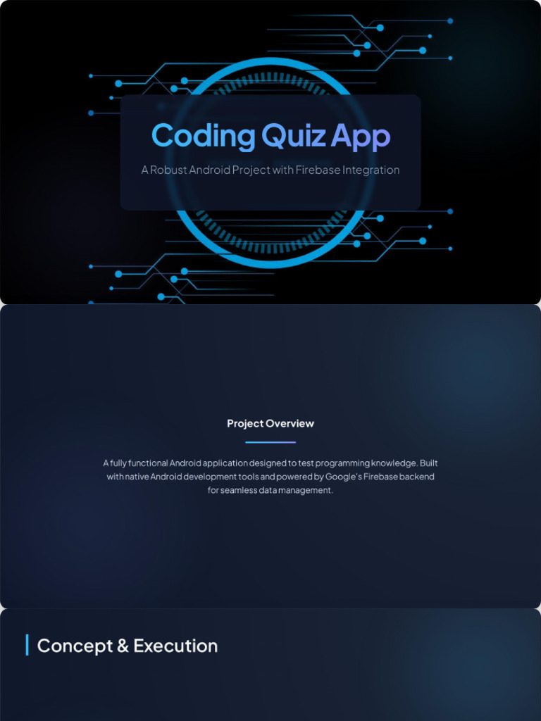Android Quiz App Rebuilt | PDF