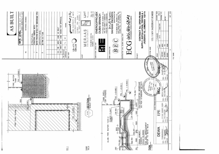 As Built Drawing Template | PDF