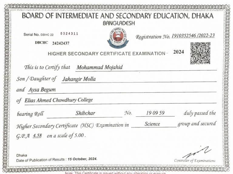 HSC | PDF