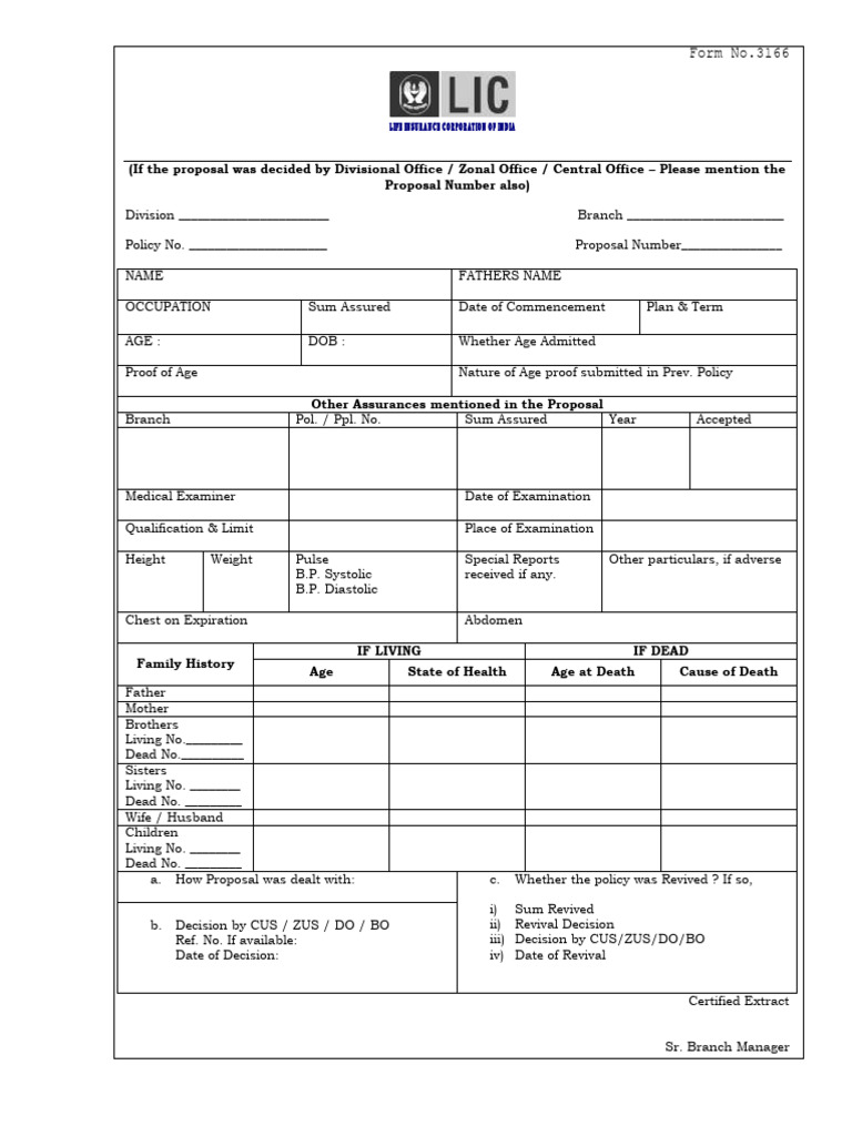 All Lic Forms | PDF | Insurance | Life Insurance