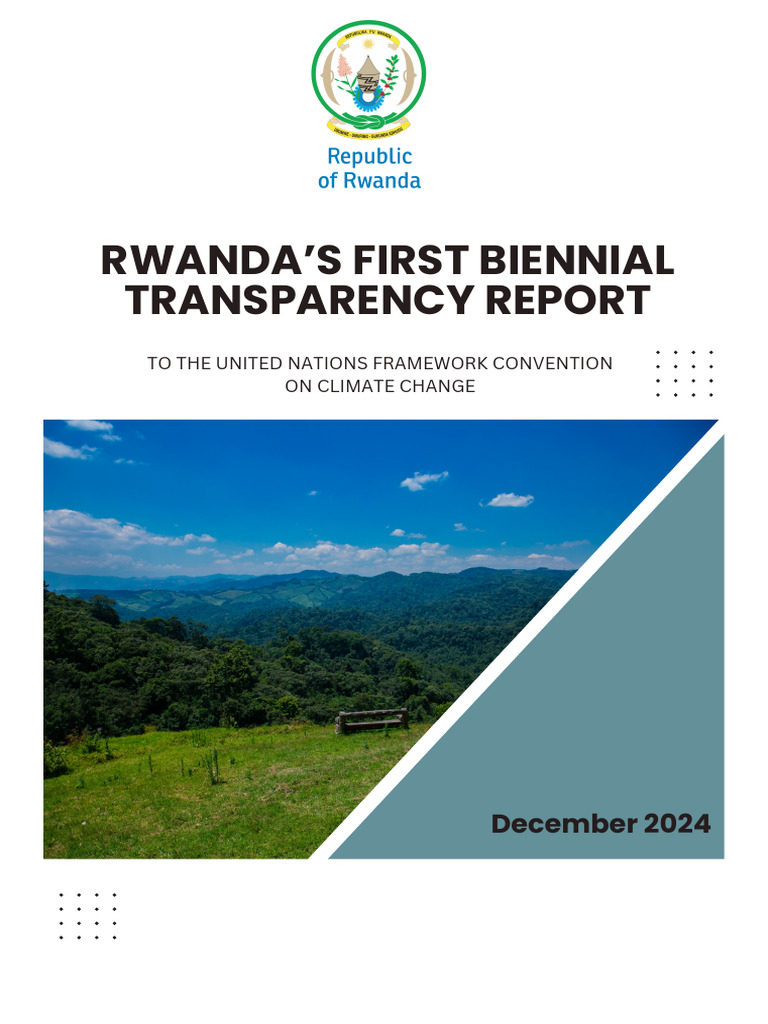 Rwanda's First BTR | PDF | Climate Change Mitigation | Climate Change